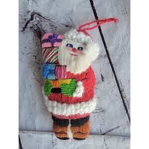 Sunset JIFFY 3-D Christmas Ornament #131 Gifts From Santa Handmade